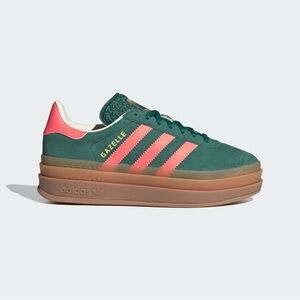 Adidas Gazelle Teal and Coral Women's Sneakers